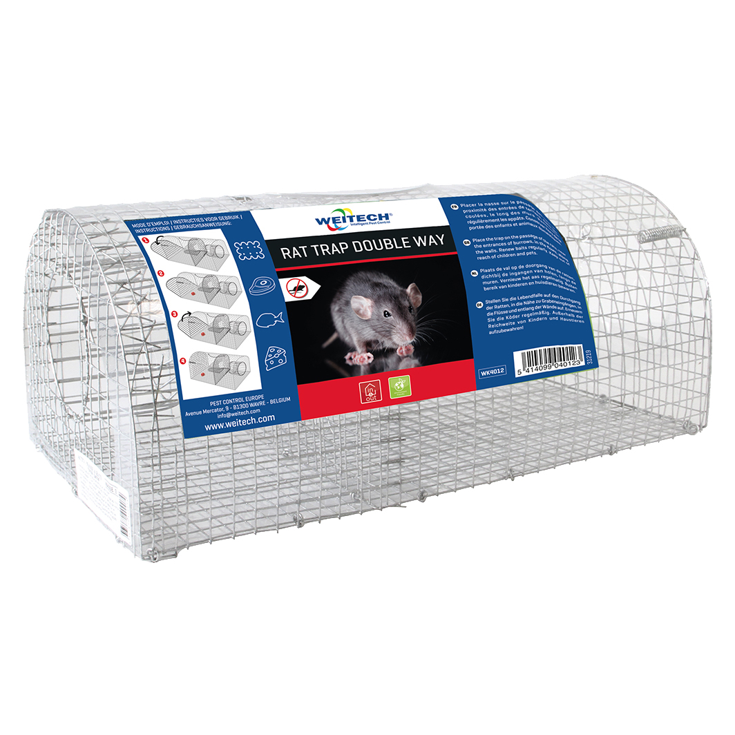 Product Image for CAGE III Råttfälla Metallbur Dubbel 40cm